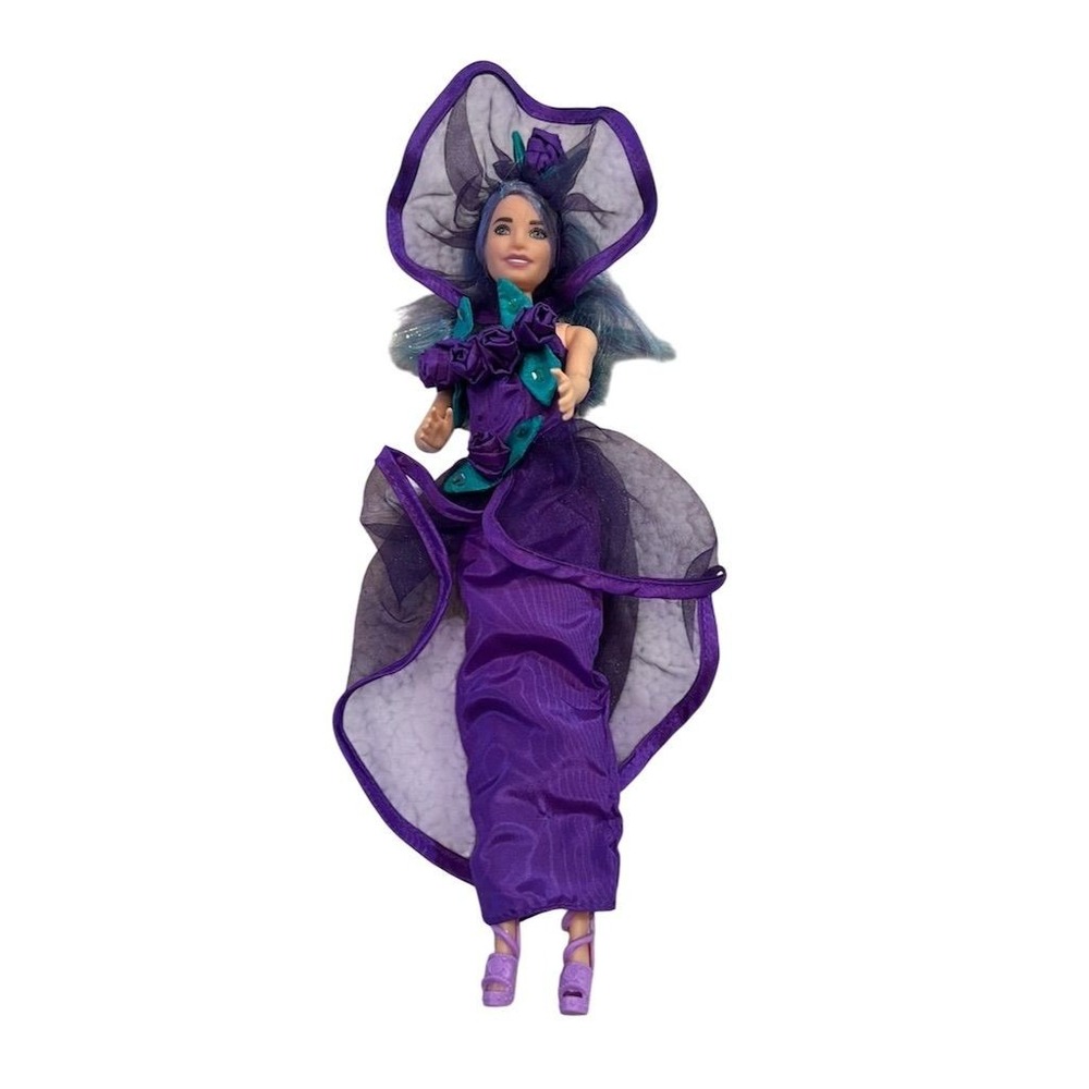 Disney Descendants Doll Purple Dress with Blue Hair 12" Fashion Doll rare 2015